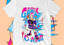 draw vintage anime illustration for tshirt